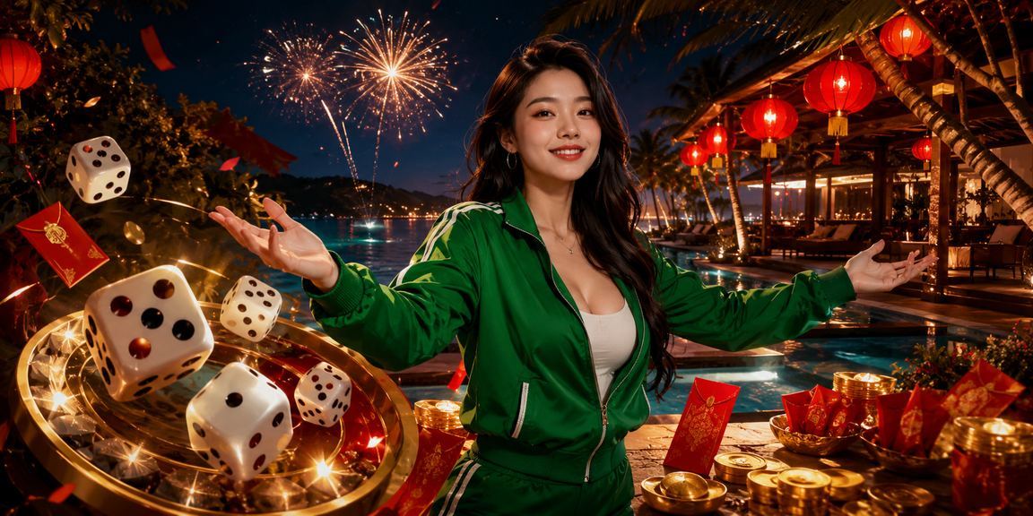 Trò chơi Tài Xỉu với đèn lồng trang trí tại Phú Quốc về đêm